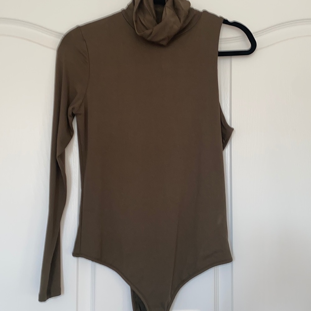 One Sleeve turtleneck bodysuit